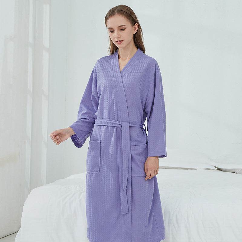 Couple Robes Sleepwear Women Men Loungewear Bathrobe - Mubimart