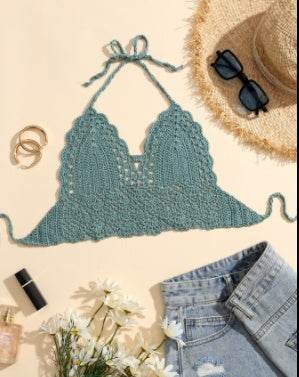 Hand crocheted bikini - Mubimart