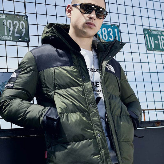 Loose Casual Thick Down Padded Jacket Men - Mubimart