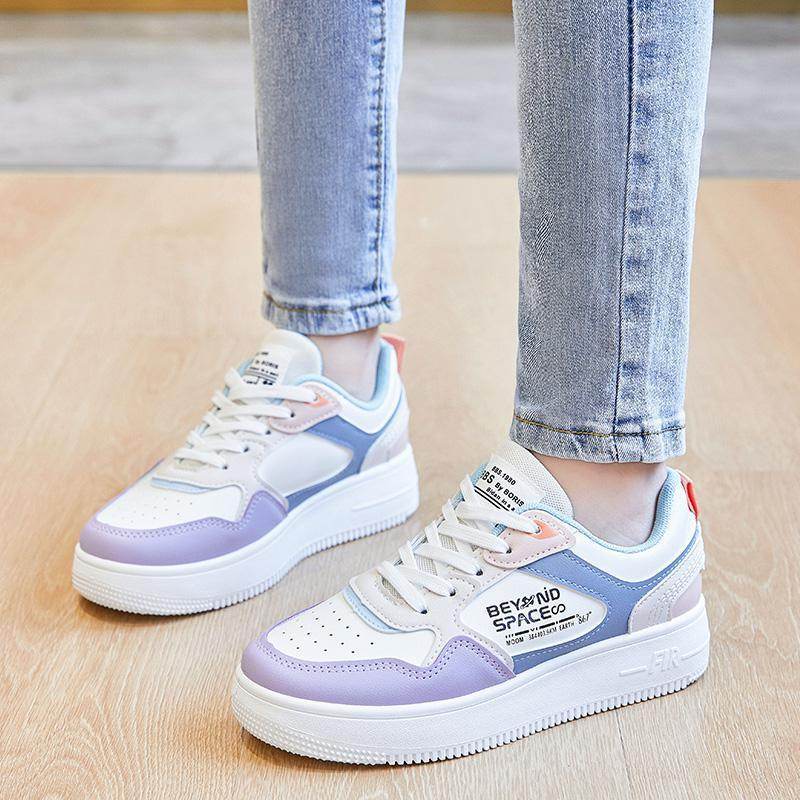 Little White Shoes Women Fashion Casual Sports Shoes - Mubimart