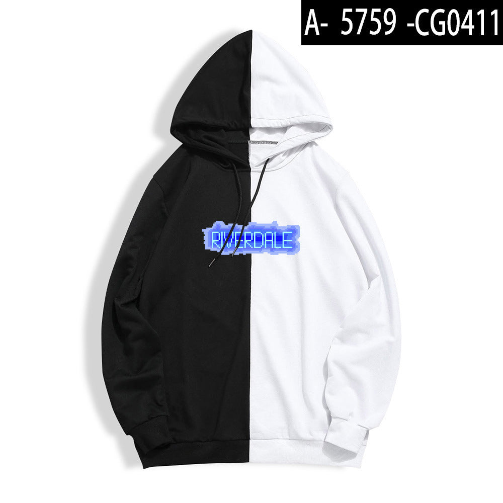 RIVERDALE SPLICE COLOR HOODIES - Mubimart -  