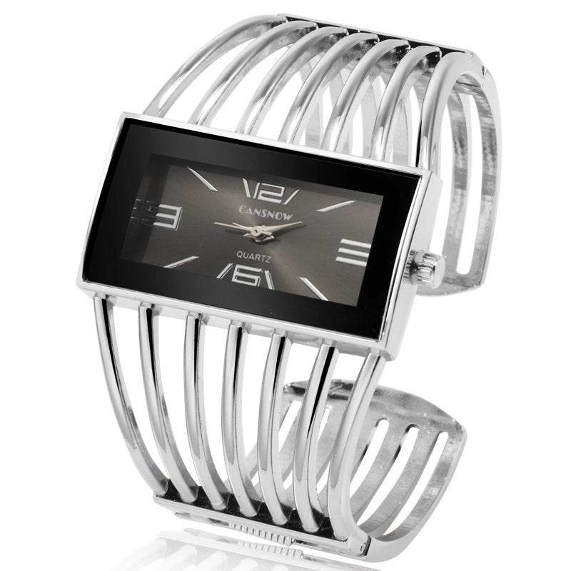 CANSNOW Womens Watch Luxury Fashion Rose Gold Bangle Bracelet Watch Women Dress Clock Female Lady Saati Girls Wristwatch Relojes - Mubimart
