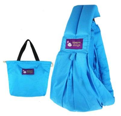 Cotton breathable sling baby carrier baby bag back pocket - Mubimart