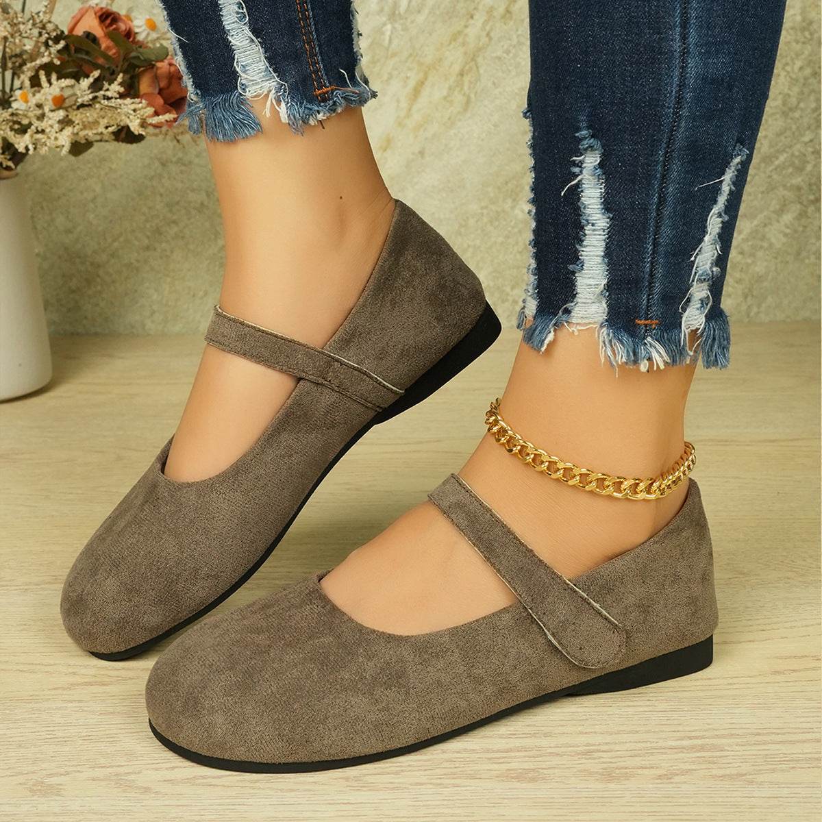 Soft Work High Heel Black Cloth Shoes - Mubimart