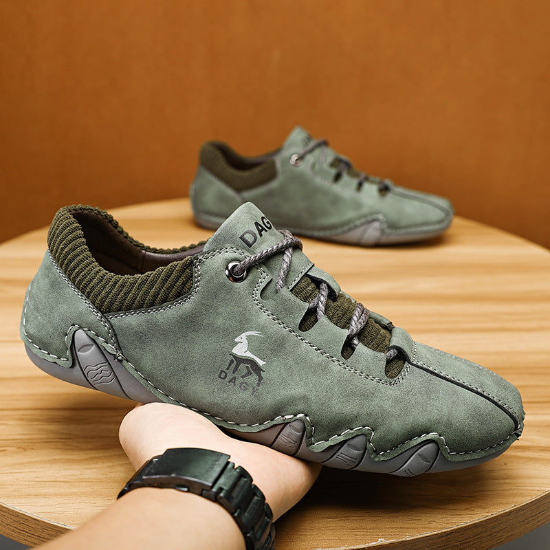 High Quality Men Sneakers Fashion Lace-up Flats Shoes