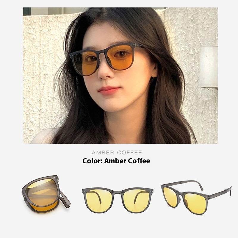 New Folding Sunglasses Polarized Sunglasses For Women - Mubimart