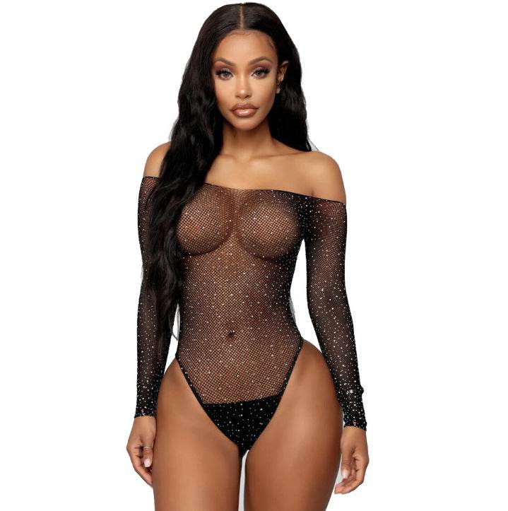 Hot drilling bodysuit - Mubimart