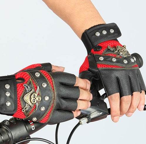leather gloves - Mubimart