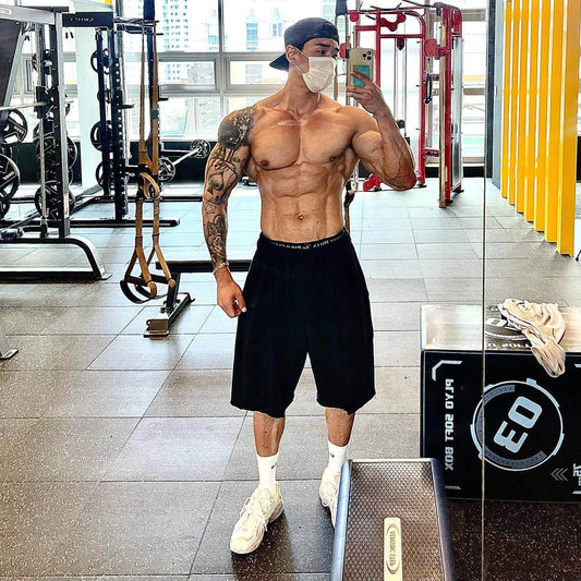 Summer Workout New Sports Shorts Male - Mubimart