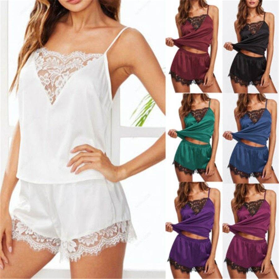 Sexy lace lingerie set - Mubimart