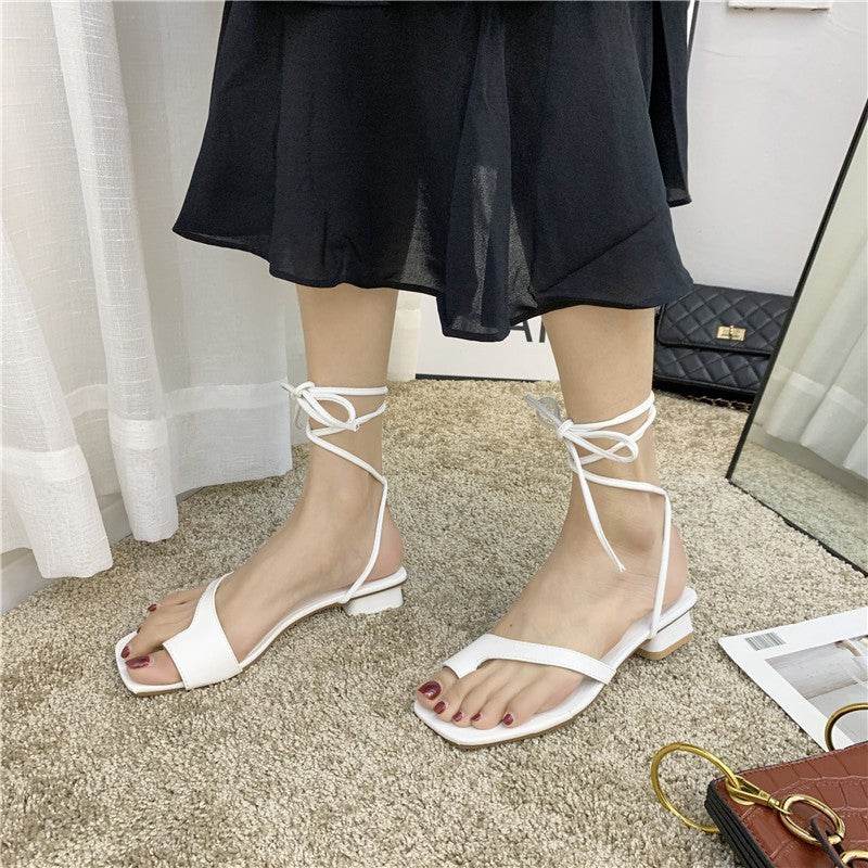 High heel strappy sandals - Mubimart