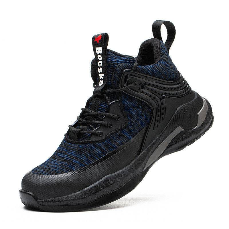 Steel Toe Cap Anti-Smashing And Anti-Piercing Safety Shoes - Mubimart