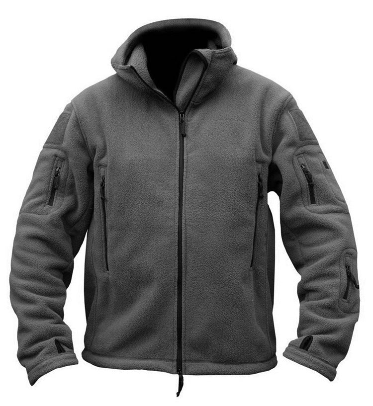 Men's tactical fleece fleece jacket