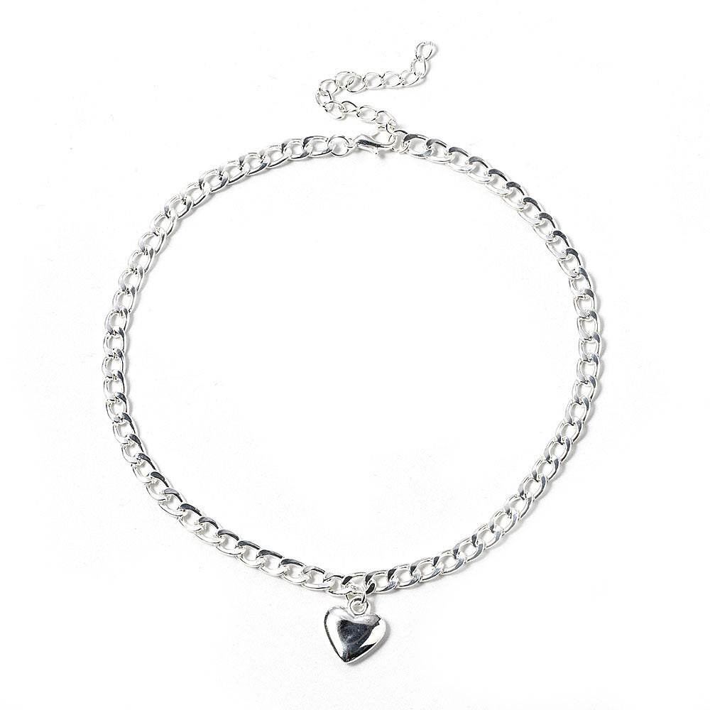 Love Heart Bohemian Choker Necklace for Women - Mubimart