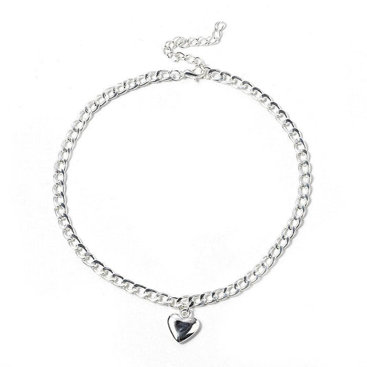 Love Heart Bohemian Choker Necklace for Women - Mubimart