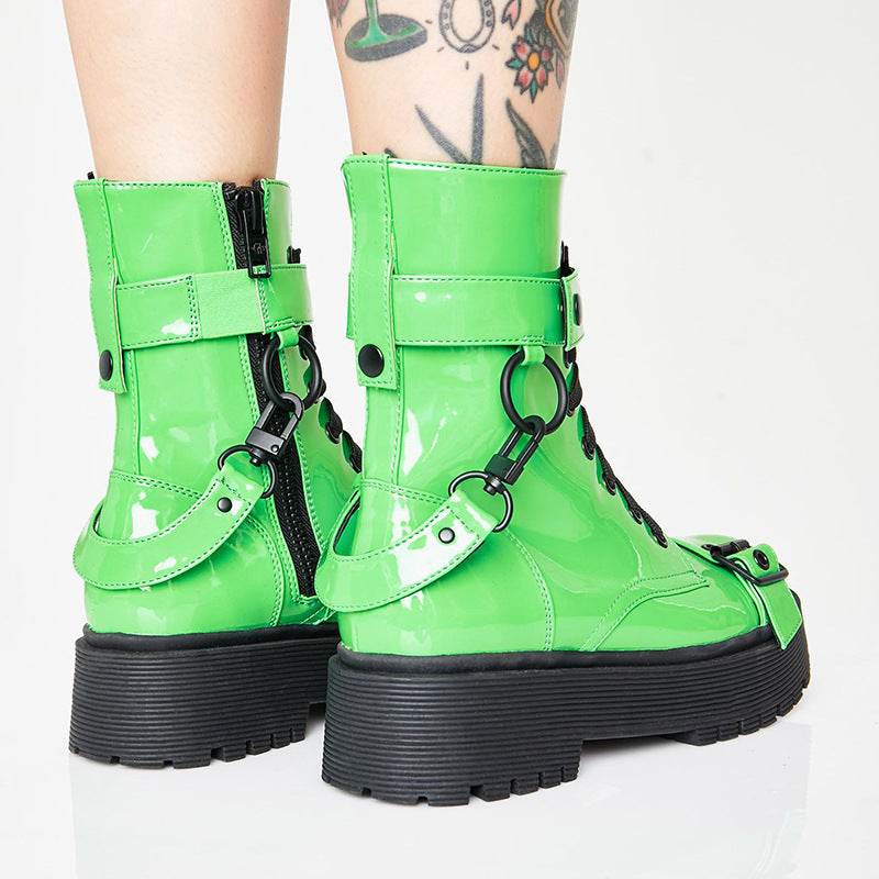 Lace-up booties - Mubimart