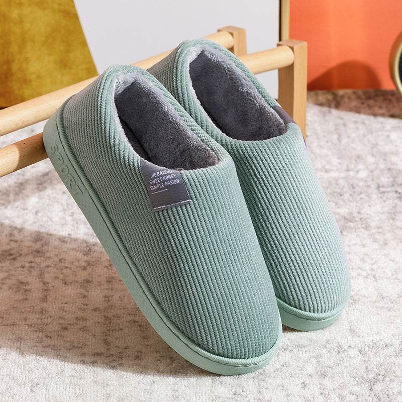 Cozy House Shoes Fuzzy Fluffy Bedroom Slippers Women Winter Warm Shoes - Mubimart