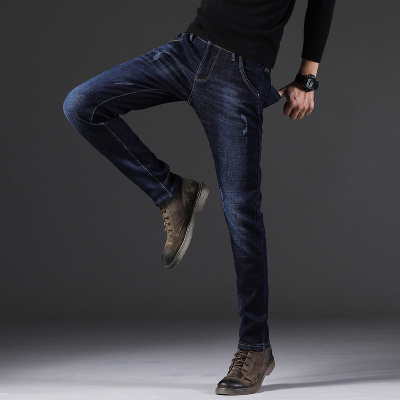 Neue Slim Fit Stretch-Freizeitjeans für Herren