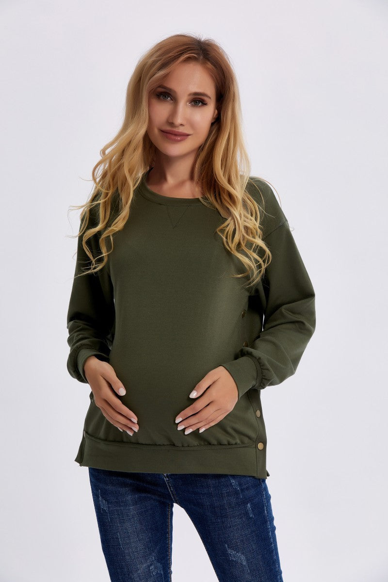 Autumn And Winter New Long Sleeve Maternity Clothing Loose Sweater