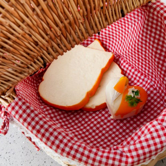 Idyllic fruit basket picnic basket