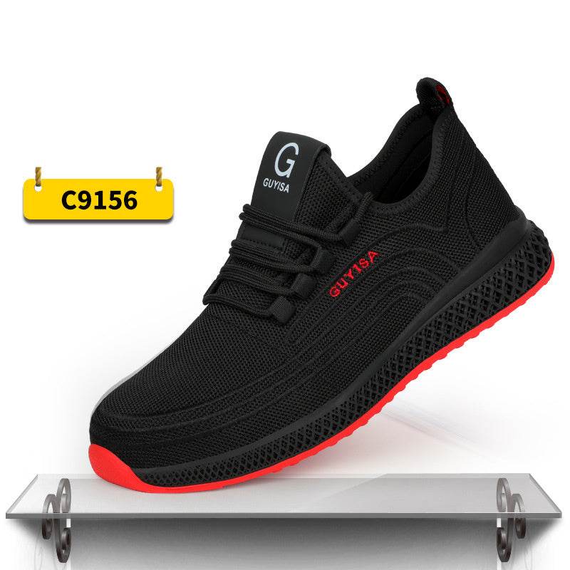 Indestructible Steel Toe Sneakers Men Women Lightweight Work Shoes Industrial Construction Shoes - Mubimart