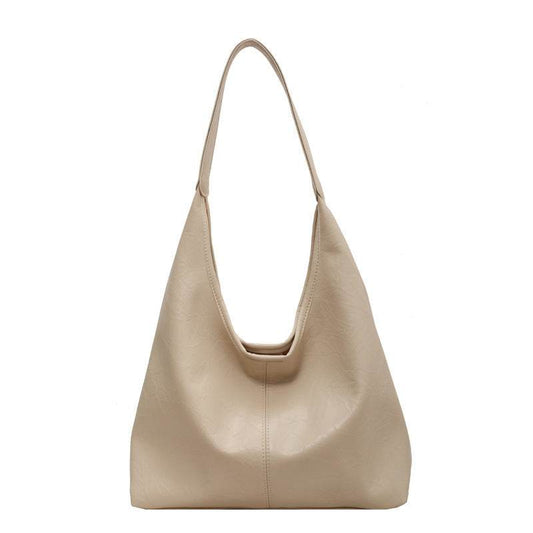 Fashion Womens Shoulder Bag Vintage Designer Large Capacity Casual Tote Bag Autumn And Winter Fashion Handbag - Mubimart