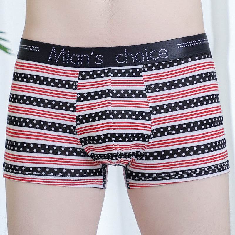 Men Sweat Absorbing Underwear Cotton Mid Waist - Mubimart
