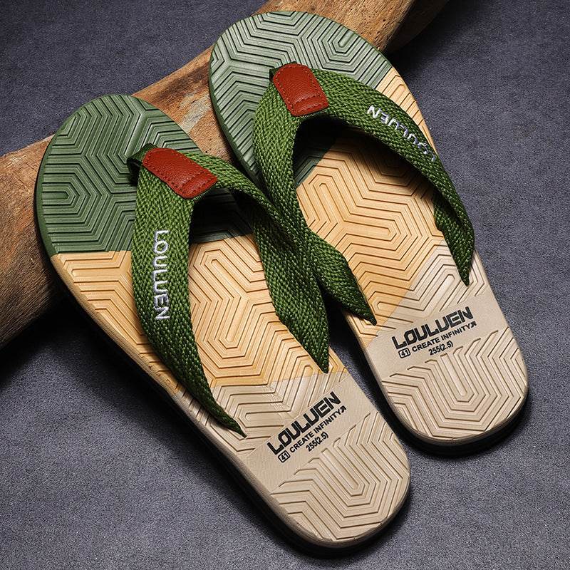 Summer Fashion Personality Beach Men Flip-flops - Mubimart