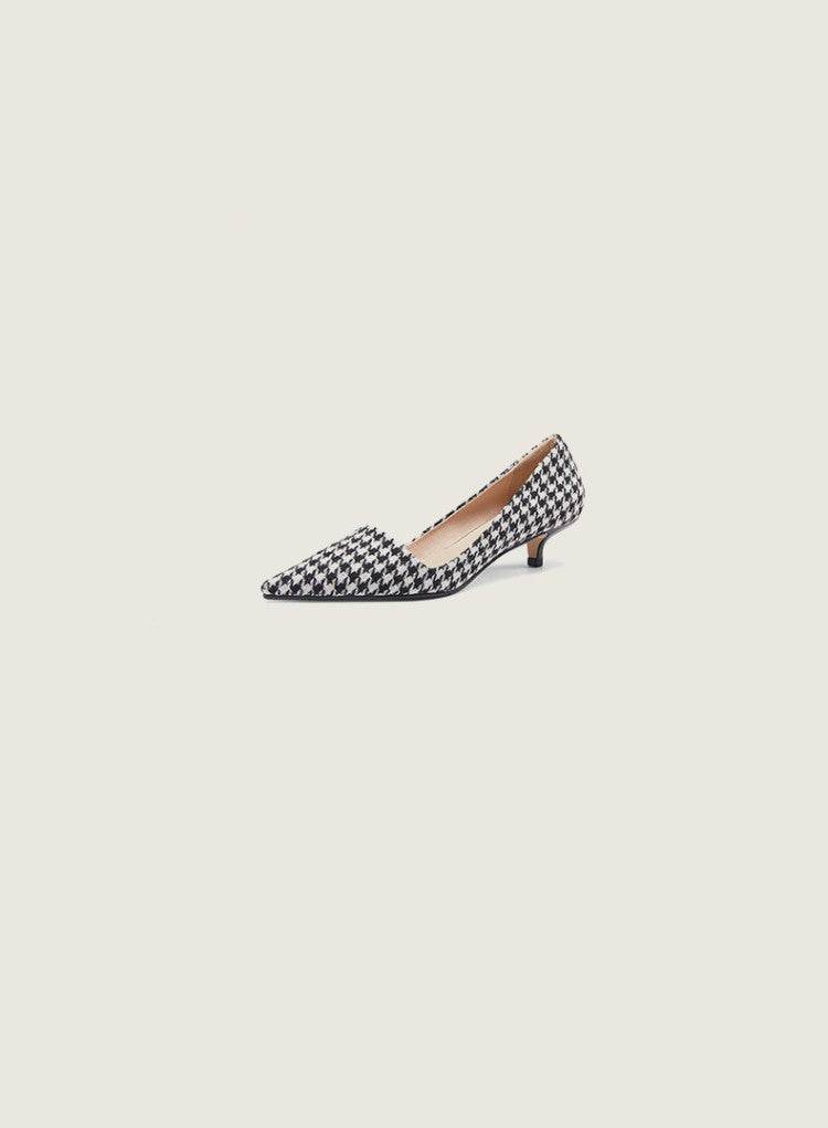Fairy Shoes Mid-heel Single Shoes Simple Pointed Toe Stilettos Pumps Stiletto Shoes - Mubimart