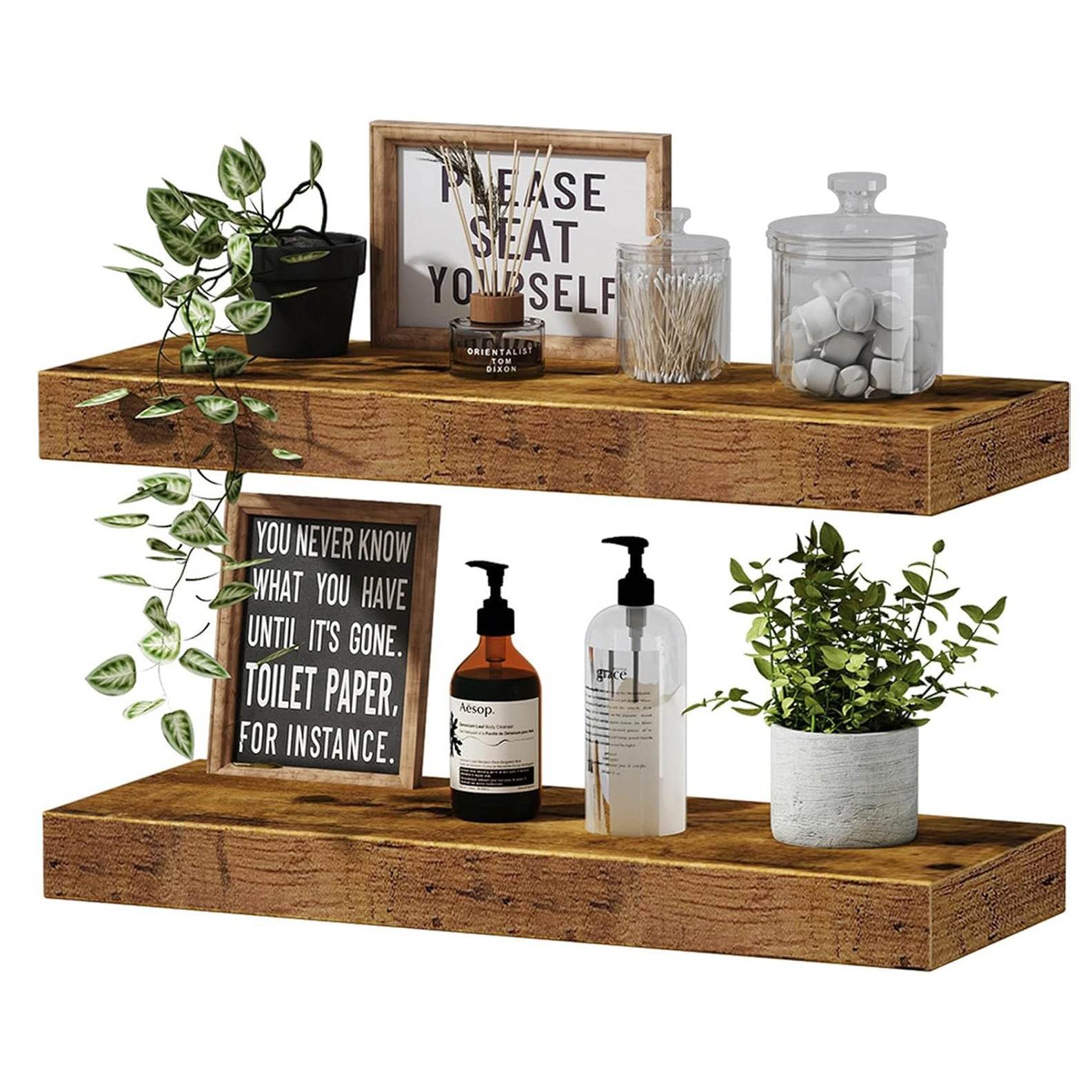 Floating Shelf Living Room Wall - Mubimart