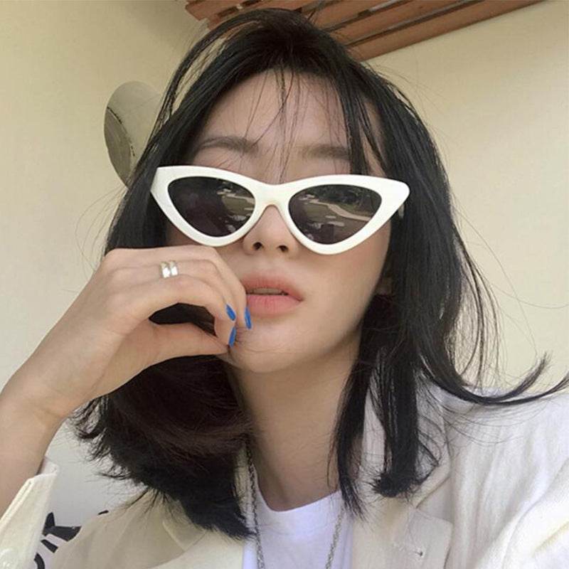 Women's Fashion Retro Cat Eye Sunglasses - Mubimart
