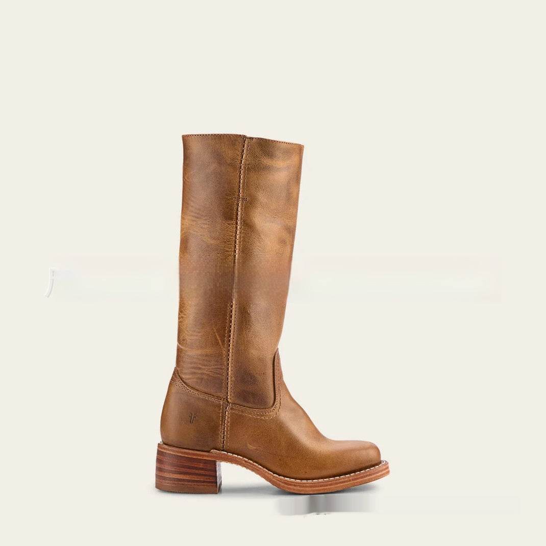 New Retro Women's Campus West Cowboy Boot - Mubimart