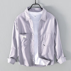 Shirt Men's Casual Long-sleeved Cotton Shirt Jacket