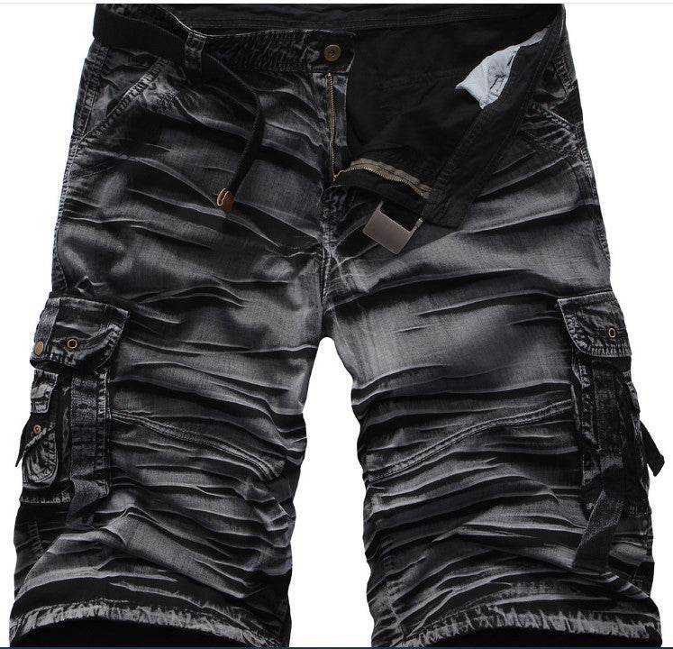 Summer Men's Loose Large Size Camouflage Cargo Pants Leisure Cargo Shorts - Mubimart