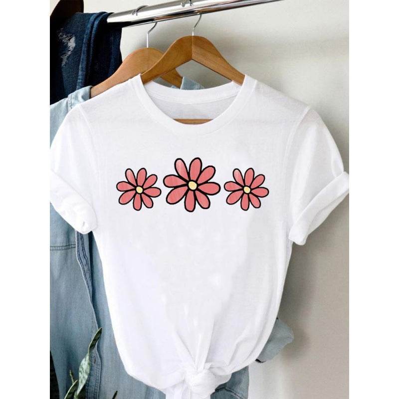 Women's Plus Size Short-sleeved T-shirt - Mubimart