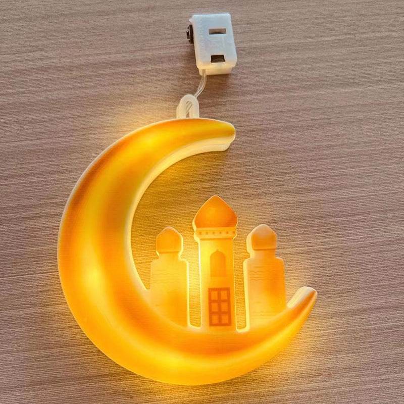 Star Moon Pendant Decorative Lamp - Mubimart