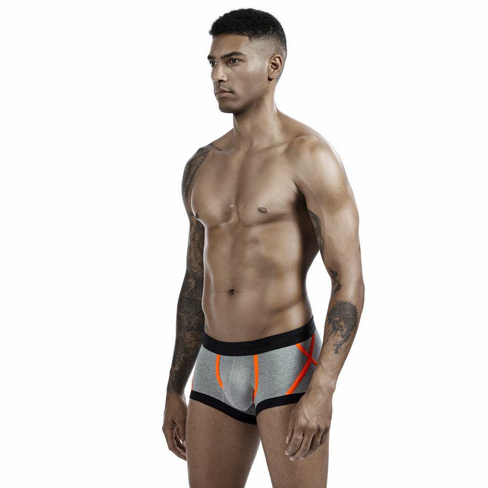 Men's Cotton Boxers Low Waist Panties - Mubimart