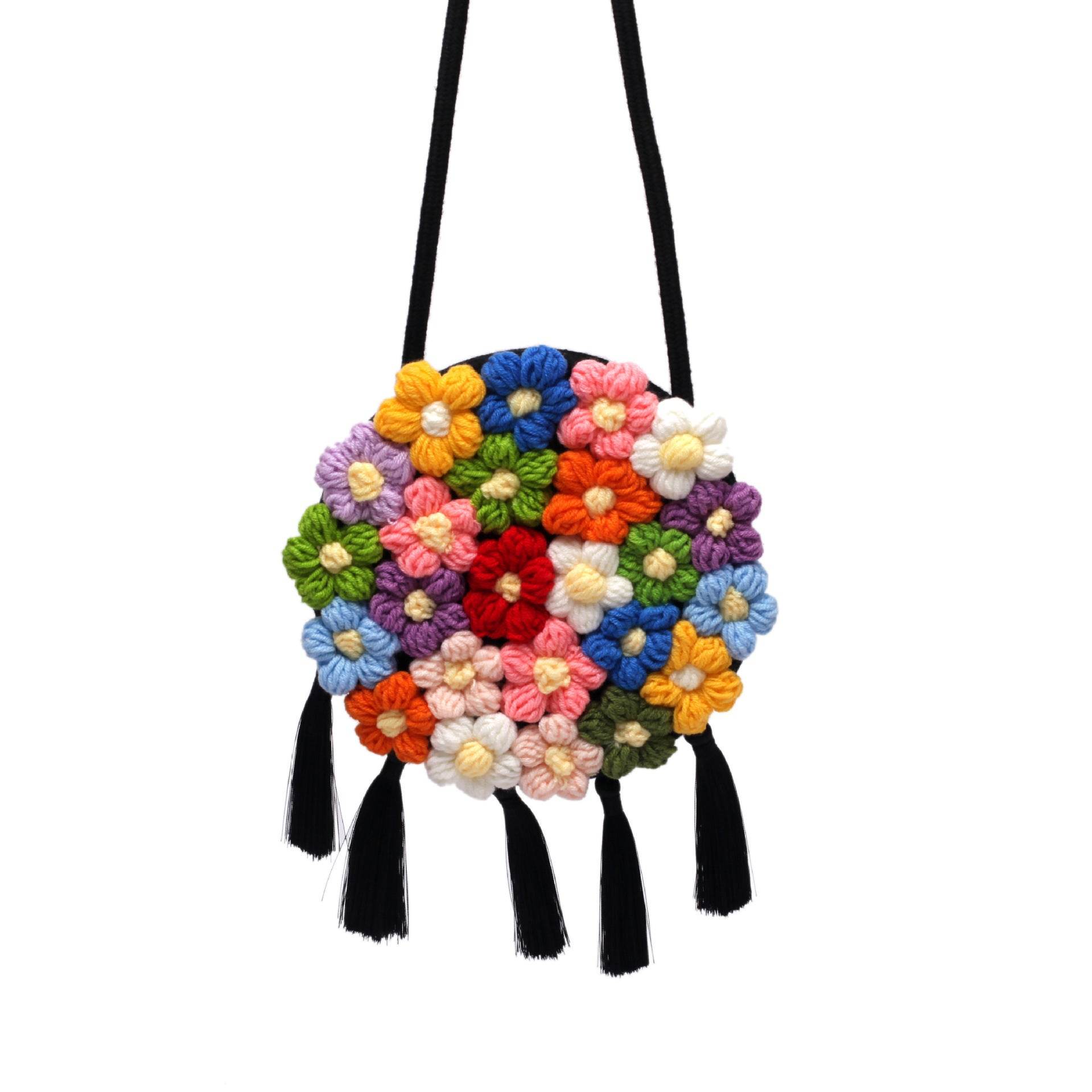 Braided Summer Cotton Hemp Crossbody Bag For Women - Mubimart