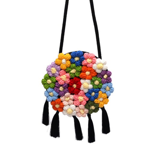 Braided Summer Cotton Hemp Crossbody Bag For Women - Mubimart