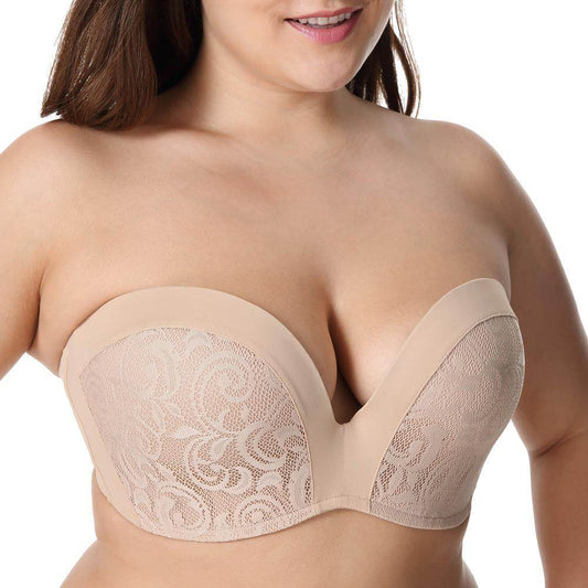Strapless Non-slip Thin Tube Top Bra Invisible - Mubimart