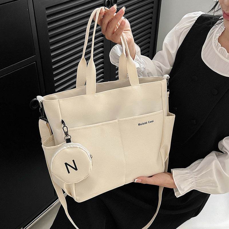 Women Shoulder Crossbody Bag Canvas Tote Messenger Bag 2024 Ladies Hand Bags Female Handbag - Mubimart