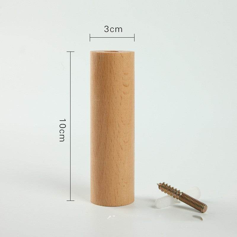 Solid Wood Hook Sticky Hook Punch-free - Mubimart