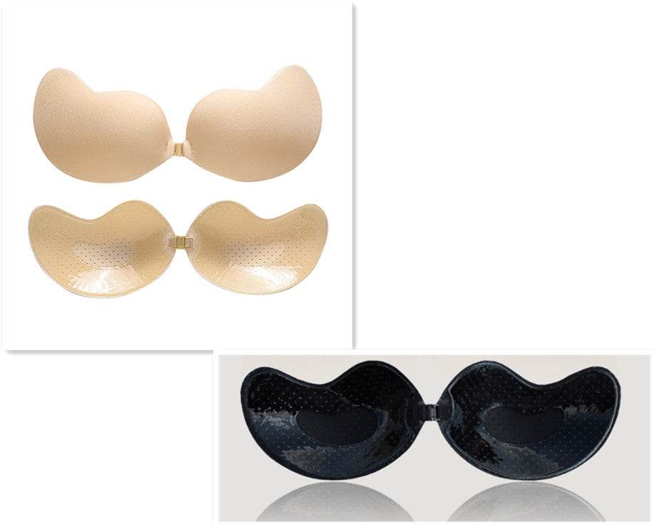 Invisible Push Up Bra Backless Strapless Bra Seamless Front Closure Bralette Underwear - Mubimart