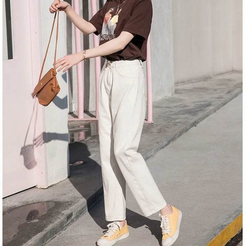 Fashion Loose Cool Wide-leg Jeans Women - Mubimart