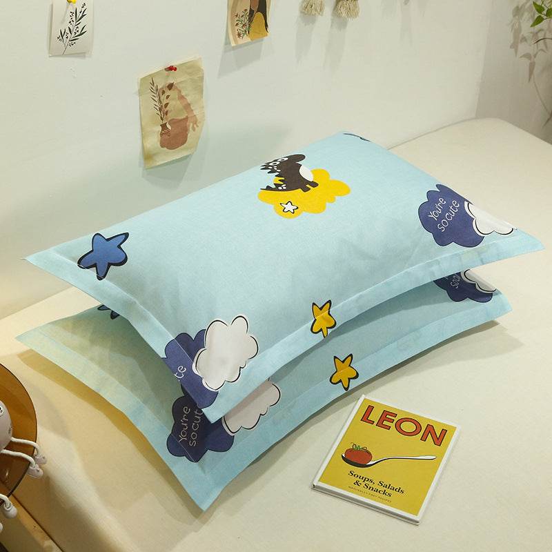 Household Large Pillowcase Aloe Cotton Pillowcase - Mubimart
