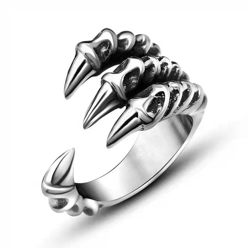 Paw Ring Adjustable Index Finger Dragon Ring Fashion Jewelry - Mubimart