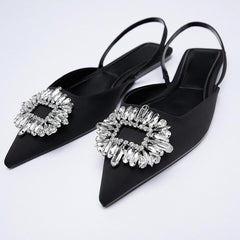 Women's Pointed Toe European And American Flat Sandals