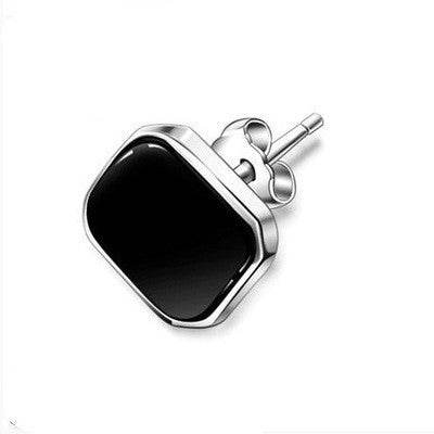 Not Sensitive 925 Silver Men Earrings - Mubimart