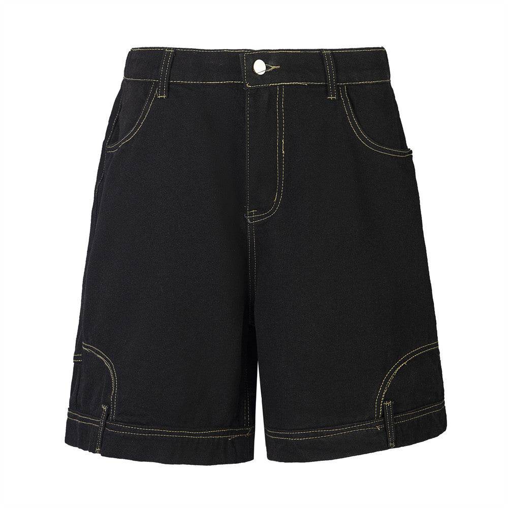 Fashion Baggy Denim Shorts Men And Women - Mubimart