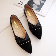 Women's All-match Pointed Toe Pumps Flat Shoes